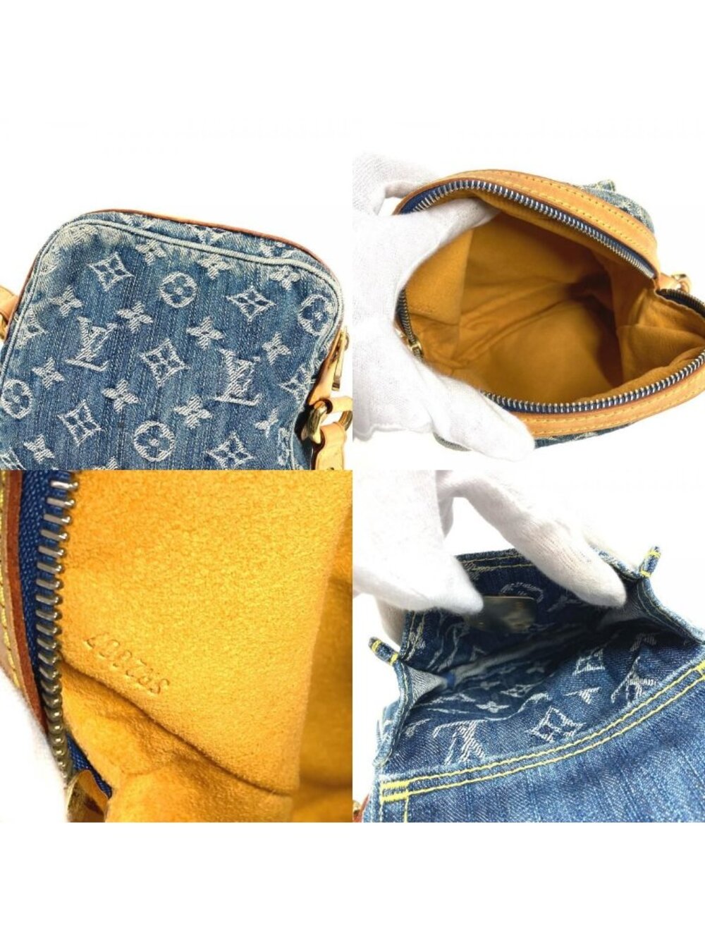 Louis Vuitton Shoulder Bag Monogram Denim Canvas Blue - Picture 8 of 9